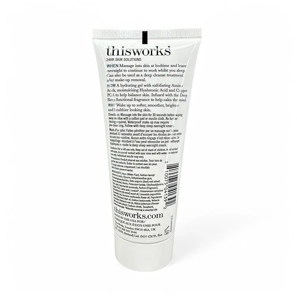This Works Deep Sleep Overnight Cleanser 100ml 3.3 oz